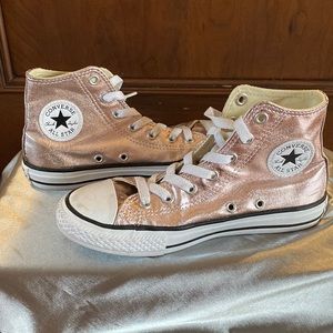 Rose gold converse